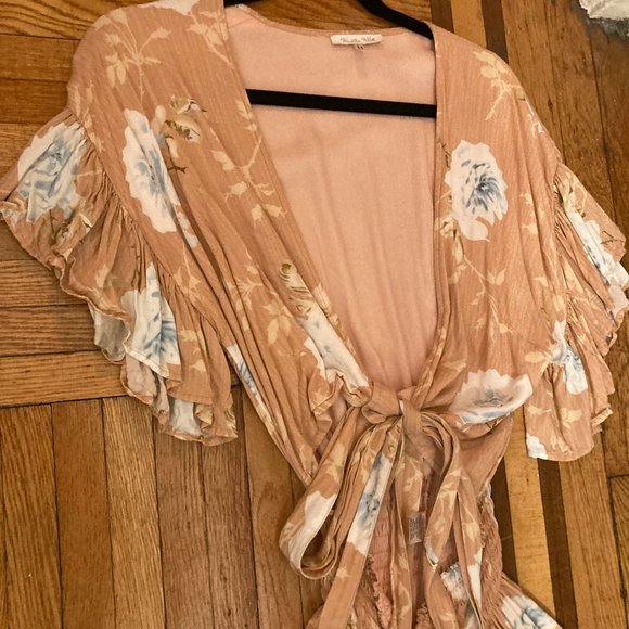 Winston White Large Aurora Floral Romper - Picture 5 of 10